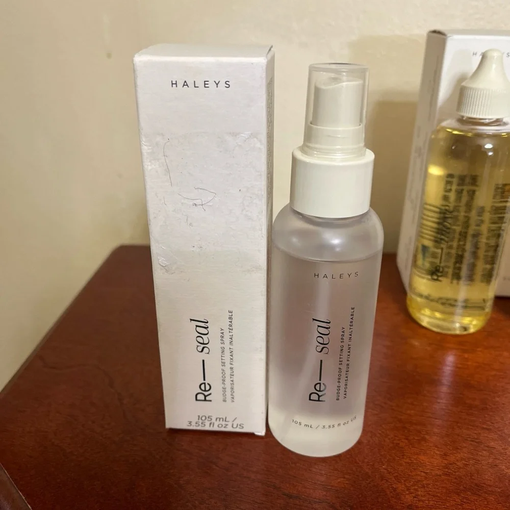 Haleys re- seal setting spray re-move cleansing oil re- fine primer lot bundle